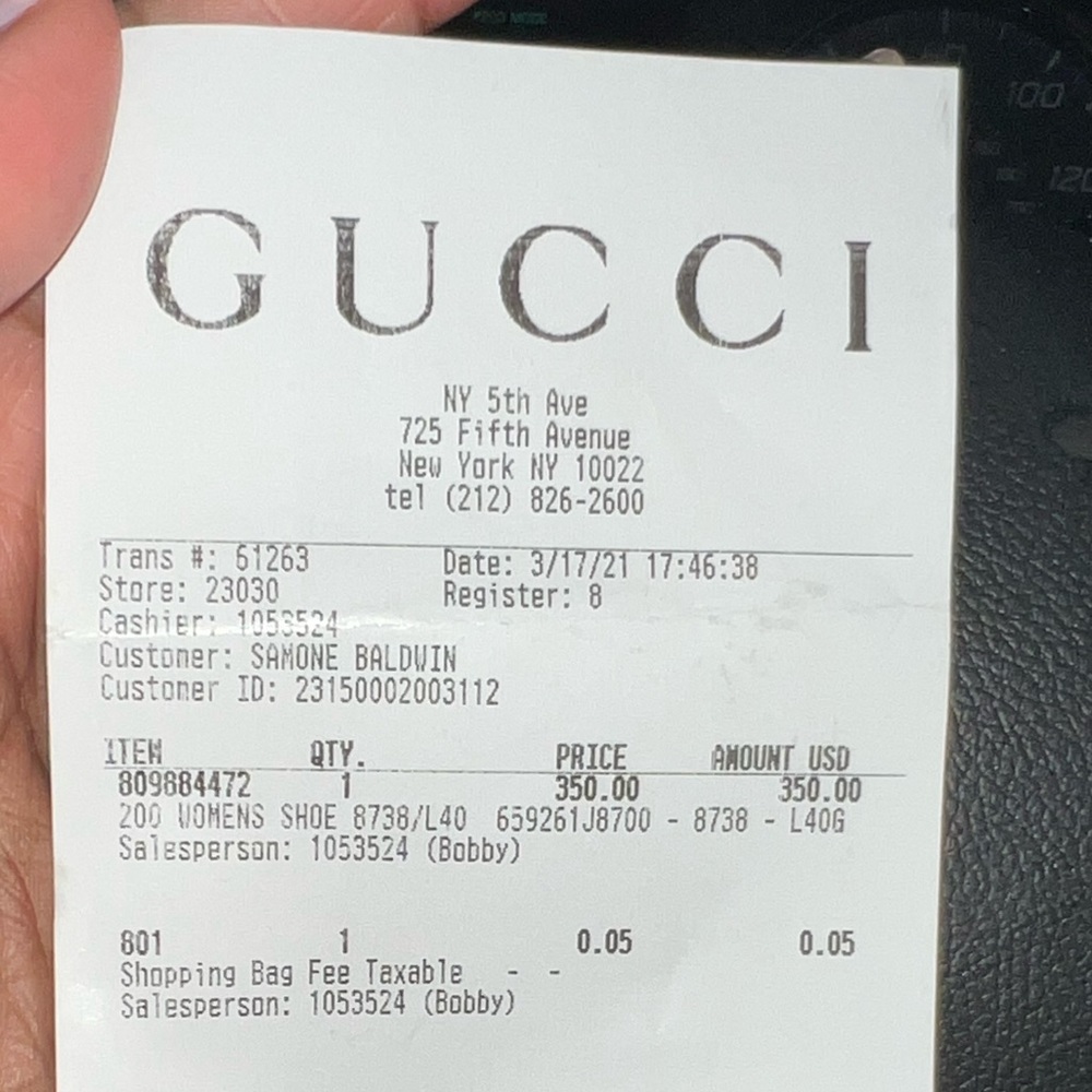 Gucci sandals never worn